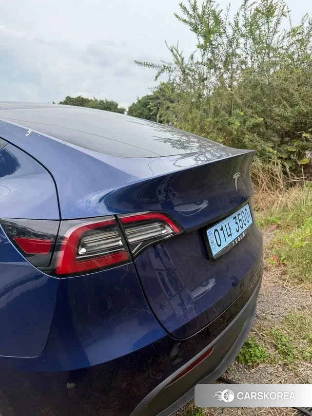 Tesla Model Y 2021 Синий из Кореи, фото 6
