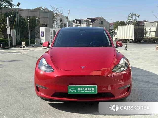 Tesla Model Y 2021 Красный из Китая, фото 4