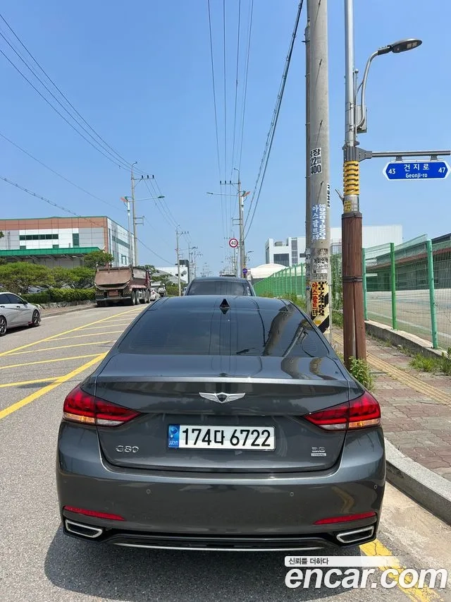 Genesis G80 2018 Серый из Кореи, фото 5