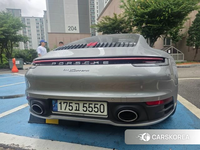 Porsche 911(992) 2021 Серебряный из Кореи, фото 6