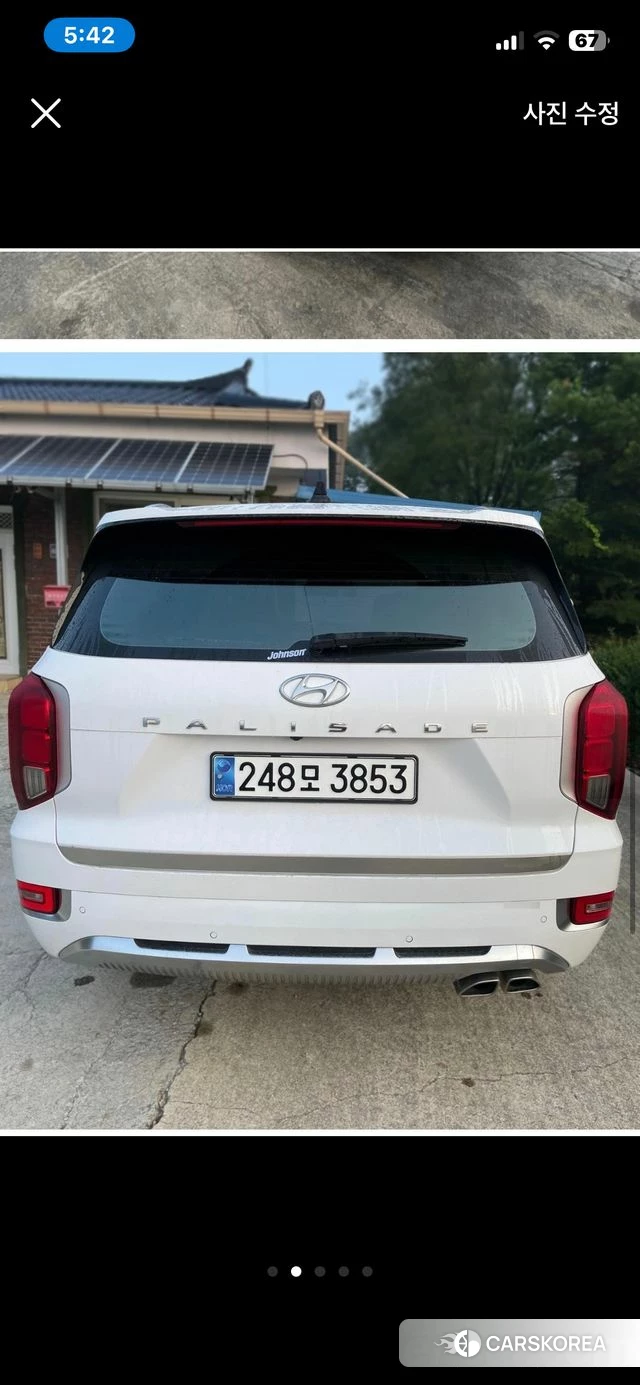 Hyundai Palisade 2020 Белый из Кореи, фото 4