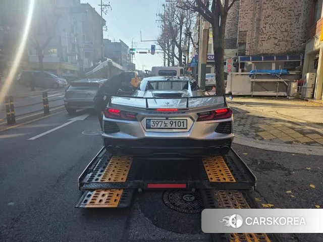 Chevrolet Corvette 2021 Черный из Кореи, фото 4