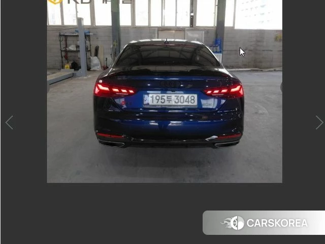 Audi A5 (F5) 2023 Синий из Кореи, фото 4