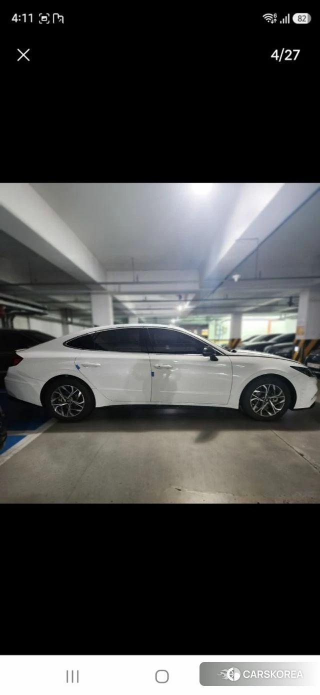 Hyundai Sonata (DN8) 2022 Белый из Кореи, фото 4