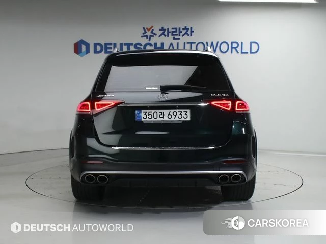 Mercedes-Benz GLE-Class W167 2022 Темно-зеленый из Кореи, фото 4