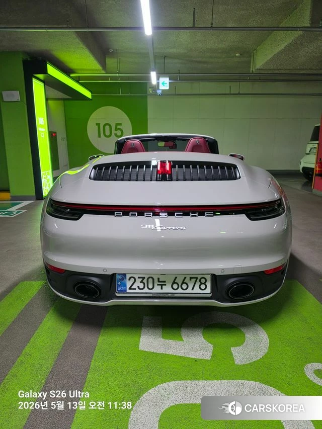 Porsche 911(992) 2024 Серебристо-серый из Кореи, фото 4