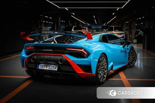 Lamborghini Huracan 2022 Небесно-голубой из Кореи, фото 4
