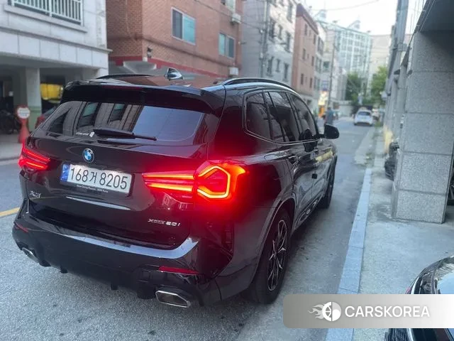 BMW X3 (G01) 2023 Черный из Кореи, фото 4