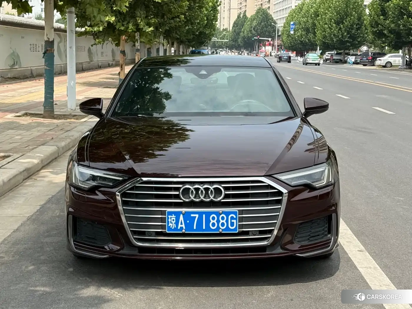 Audi A6L 2018 Red/purple из Китая, фото 4