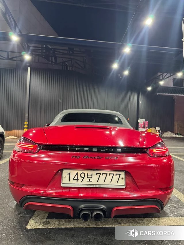 Porsche 718 Boxster 2018 Красный из Кореи, фото 4