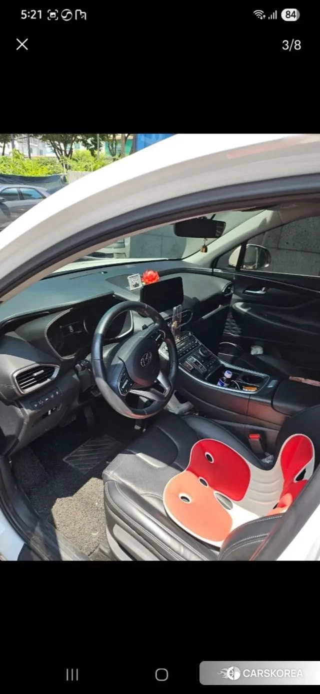 Hyundai The New Santa Fe 2022 Белый из Кореи, фото 4