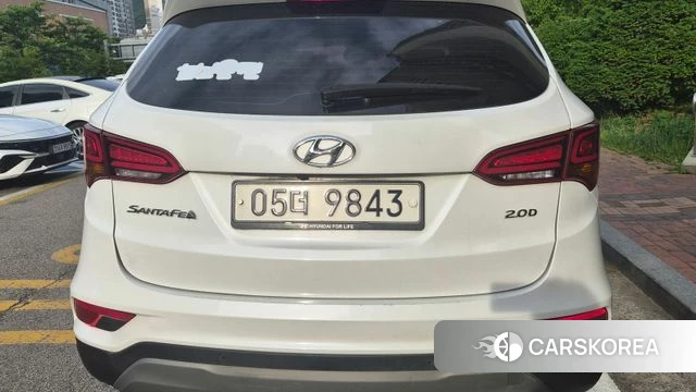 Hyundai Santa Fe The Prime 2018 Белый из Кореи, фото 4