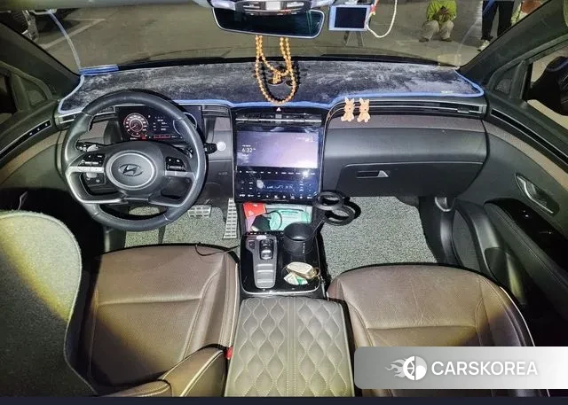 Hyundai Tucson Hybrid (NX4) 2021 Серый из Кореи, фото 4