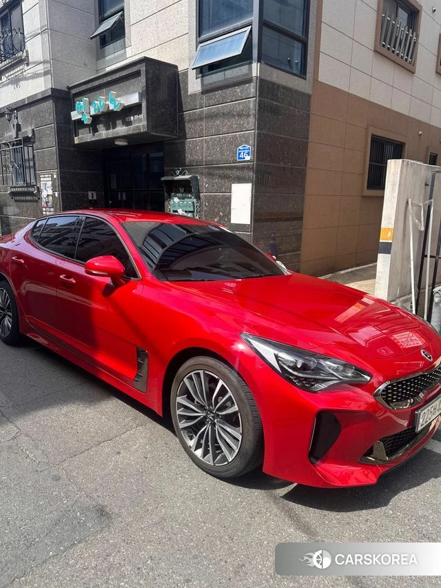 Kia Stinger 2018 Красный из Кореи, фото 4