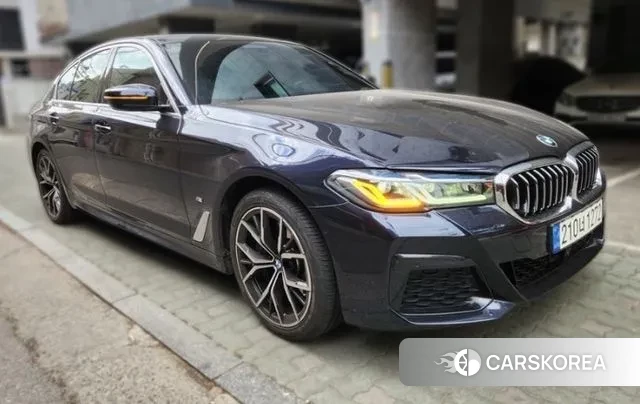 BMW 5 Series (G30) 2021 Черный из Кореи, фото 4