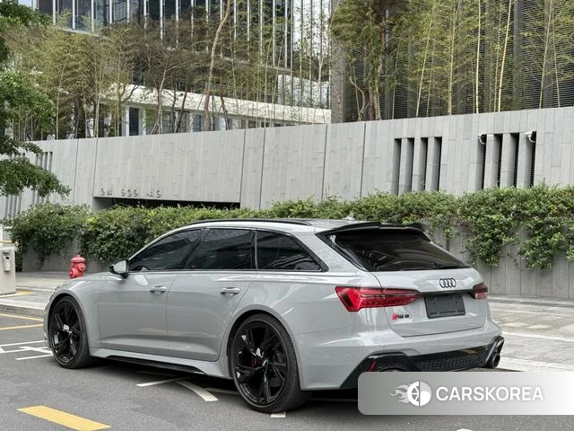 Audi RS 6 2021 Серебристо-серый из Китая, фото 4