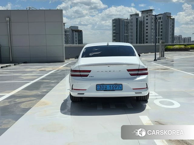 Genesis Electrified G80 (RG3) 2021 Белый из Кореи, фото 4
