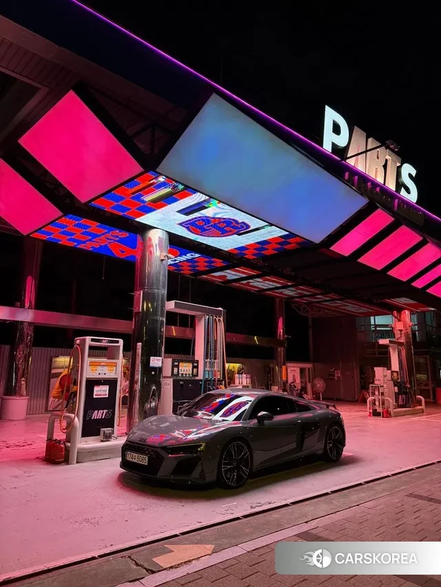 Audi R8 (4S) 2021 Серебристо-серый из Кореи, фото 4