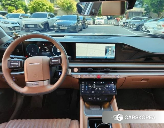 Hyundai Grandeur Hybrid (GN7) 2024 Белый из Кореи, фото 4