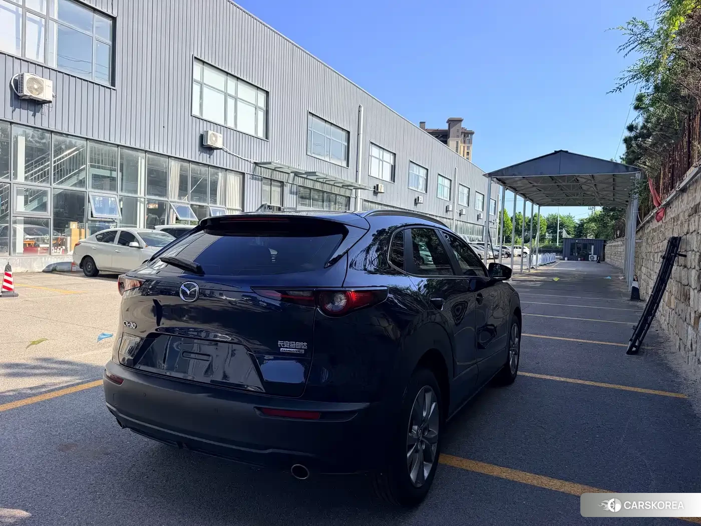 Mazda CX-30 2024 Синий из Китая, фото 4
