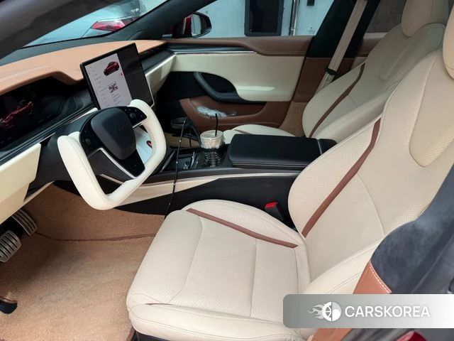 Tesla Model S 2023 Красный из Кореи, фото 4