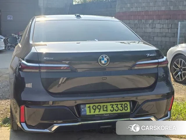 BMW 7 Series (G70) 2024 Черный из Кореи, фото 4