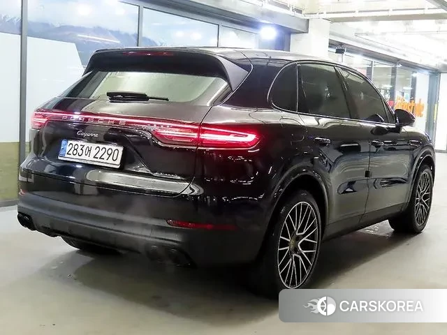 Porsche Cayenne (PO536) 2022 Черный из Кореи, фото 4