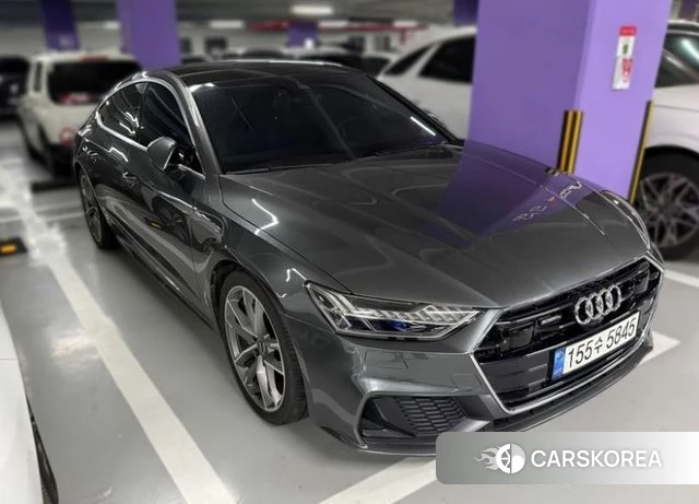 Audi A7 (4K) 2021 Серый из Кореи, фото 4