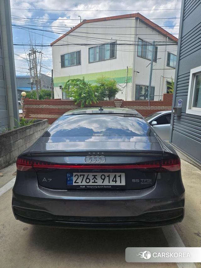 Audi A7 (4K) 2022 Серебряный из Кореи, фото 4