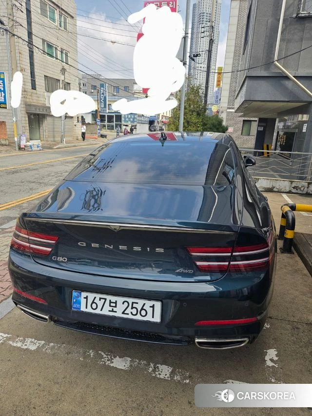 Genesis G80 (RG3) 2023 Синий из Кореи, фото 4