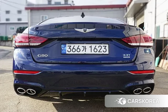 Genesis G80 2018 Синий из Кореи, фото 6