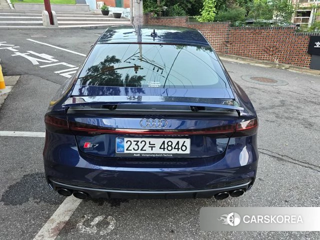 Audi S7 (4K) 2021 Синий из Кореи, фото 4