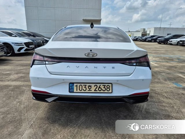 Hyundai Avante (CN7) 2021 Белый из Кореи, фото 4