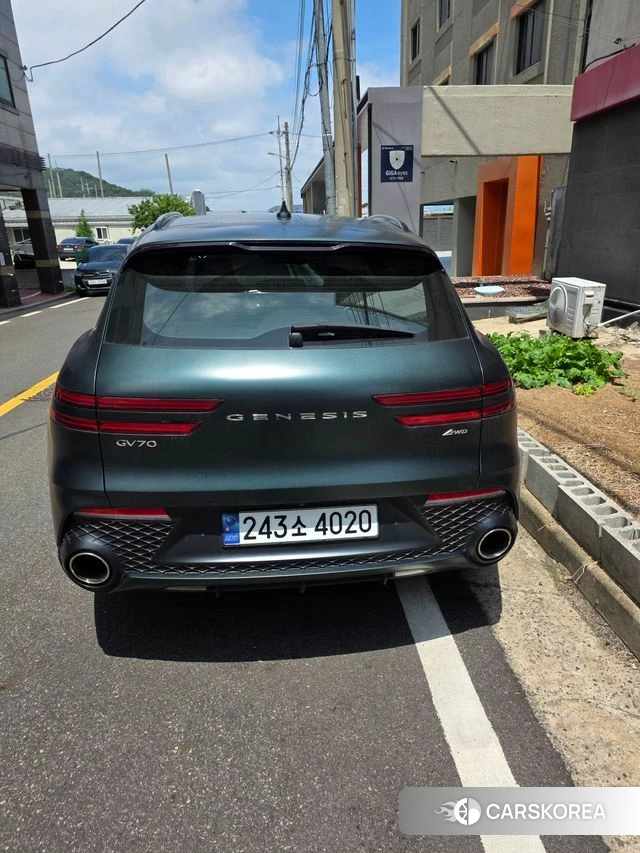 Genesis GV70 2021 Синий нефрит из Кореи, фото 5