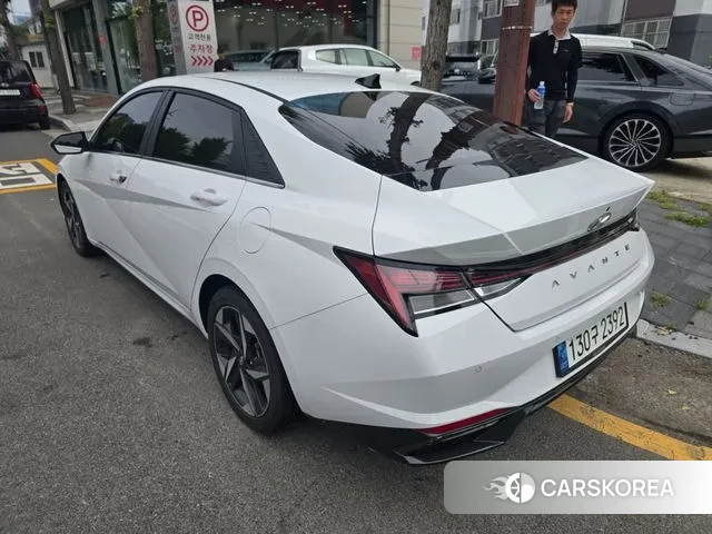 Hyundai Avante (CN7) 2021 Белый из Кореи, фото 6