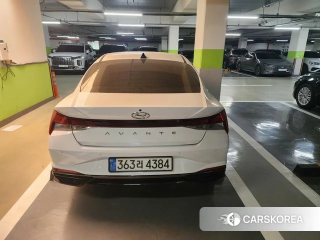 Hyundai Avante (CN7) 2022 Белый из Кореи, фото 4