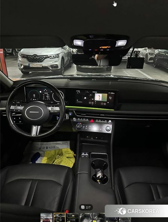 Hyundai Sonata D Edge (DN8) 2023 Черный из Кореи, фото 5
