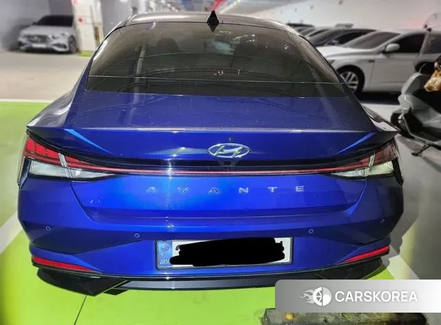 Hyundai Avante (CN7) 2021 Синий из Кореи, фото 5