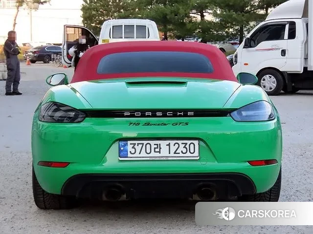 Porsche 718 Boxster 2023 Зеленый из Кореи, фото 4