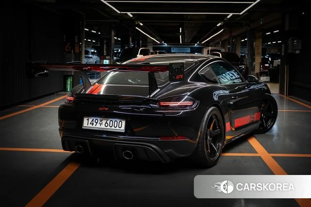 Porsche 718 Cayman 2020 Черный из Кореи, фото 4