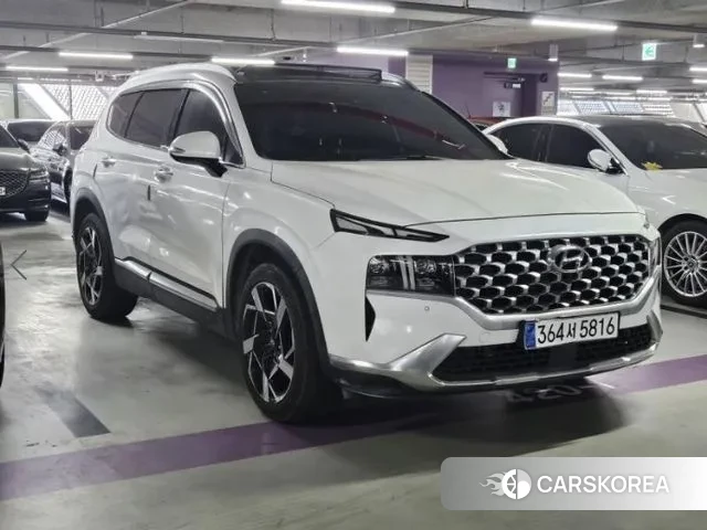 Hyundai The New Santa Fe 2020 Белый из Кореи, фото 4