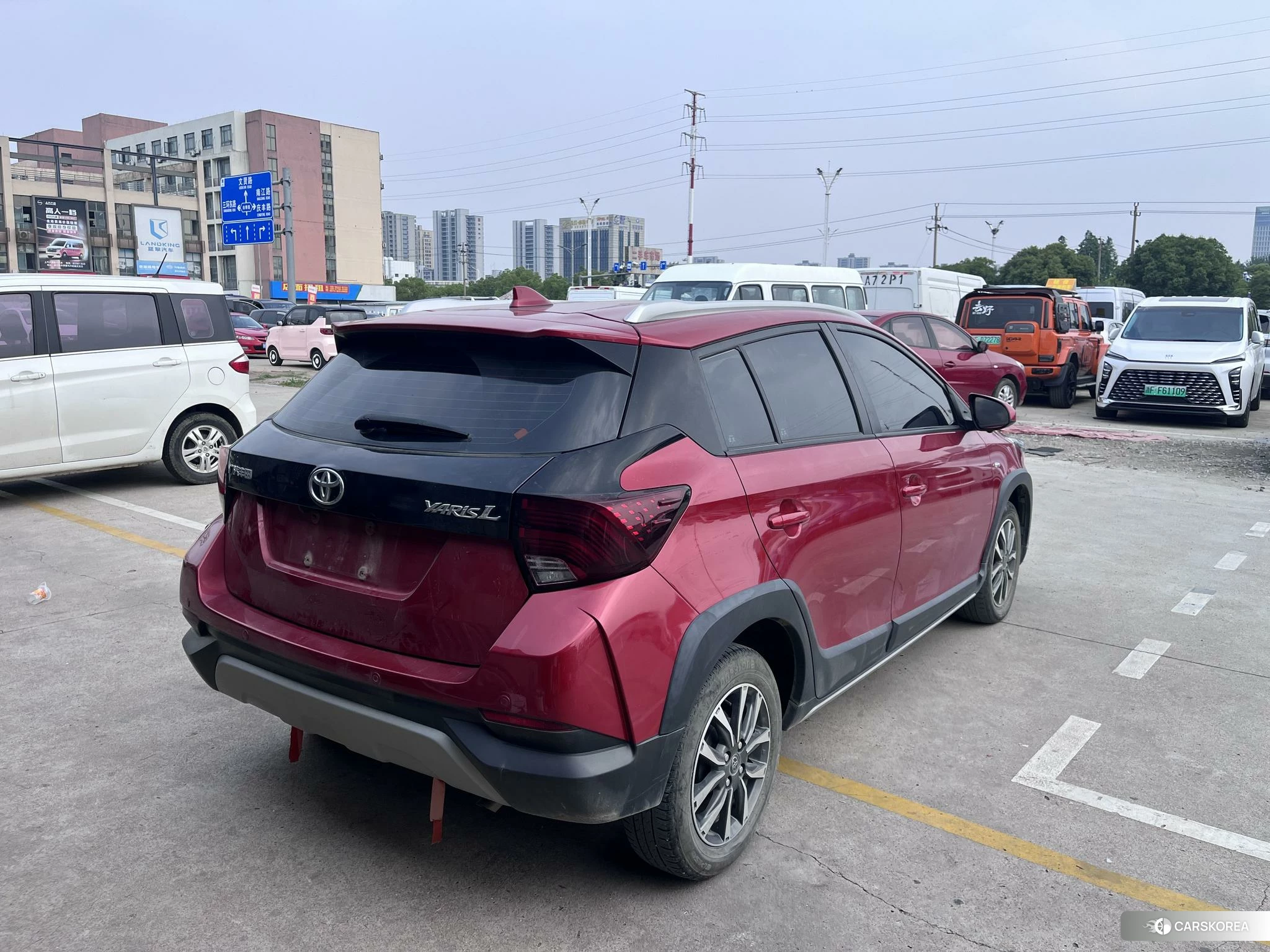 Toyota YARIS L Zhixuan 2021 Красный из Китая, фото 6