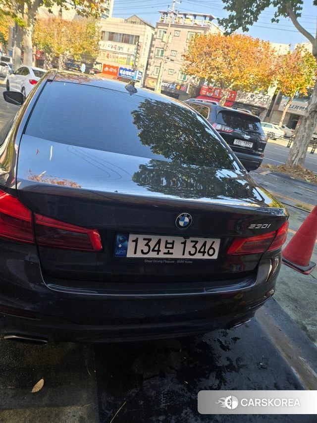 BMW 5 Series (G30) 2018 Серый из Кореи, фото 4
