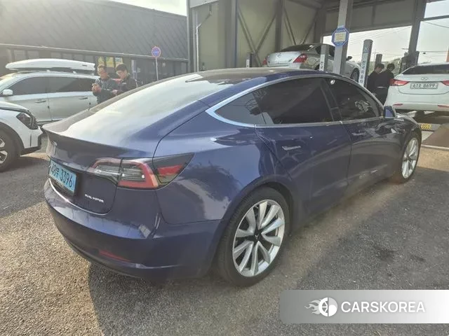 Tesla Model 3 2020 Синий из Кореи, фото 4