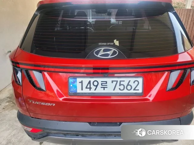 Hyundai Tucson Hybrid (NX4) 2020 Красный из Кореи, фото 4