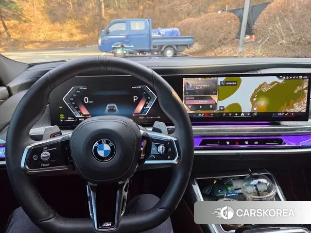 BMW 7 Series (G70) 2024 Черный из Кореи, фото 4