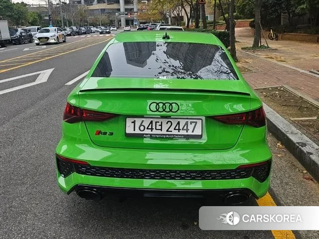 Audi RS3 (8Y) 2023 Зеленый из Кореи, фото 4