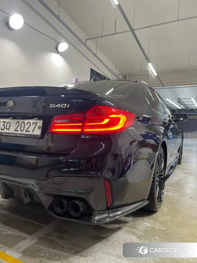 BMW 5 Series (G30) 2018 Синий из Кореи, фото 4