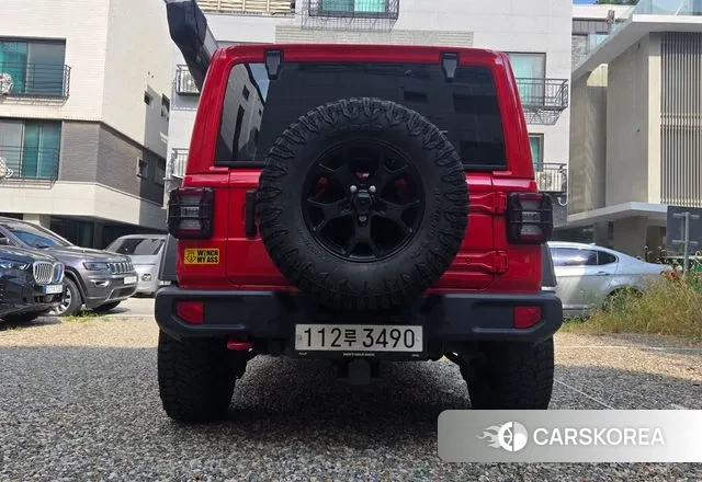 Jeep Wrangler (JL) 2020 Красный из Кореи, фото 4
