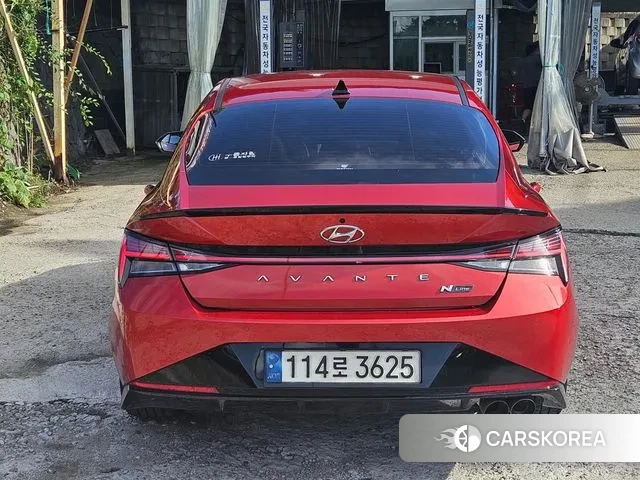 Hyundai Avante (CN7) 2022 Красный из Кореи, фото 4